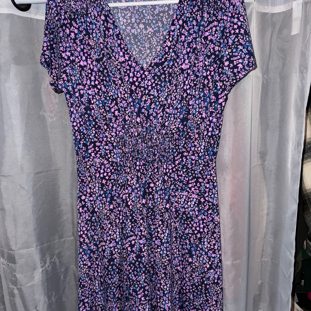 Floral V-Neck Dress